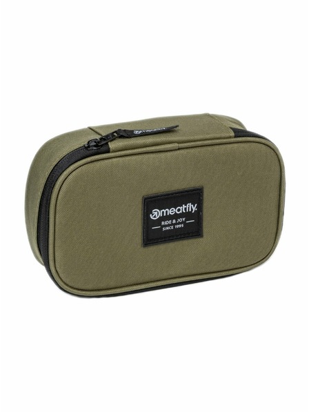 Meatfly Meatfly Etui XL Pencil Case Olivine