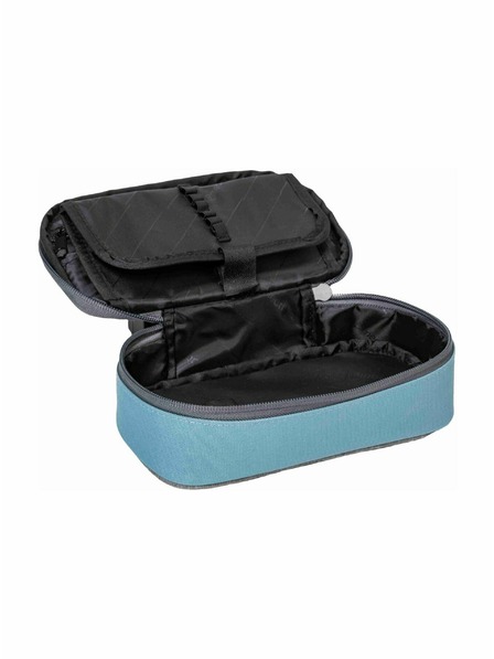 Meatfly Meatfly Etui XL Pencil Case Aqua / Grey