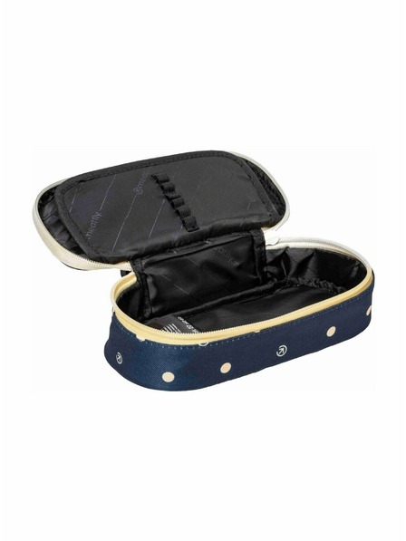 Meatfly Meatfly Etui Pencil Case Yellow Dots
