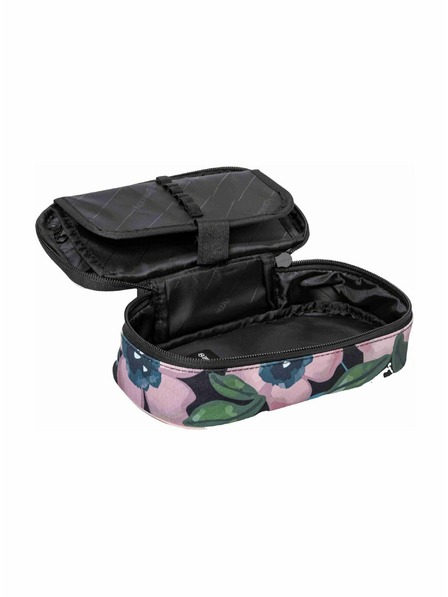 Meatfly Meatfly Etui XL Pencil Case Pink Flowers