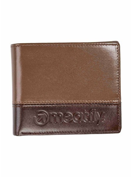Meatfly Meatfly Ledergeldbörse Eddie Premium Brown
