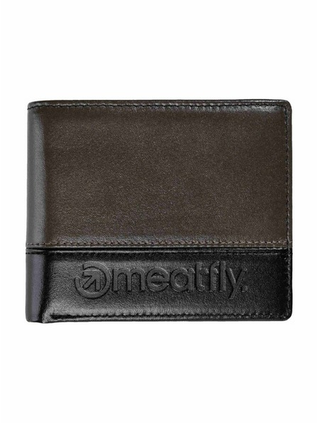 Meatfly Meatfly Ledergeldbörse Eddie Premium Grey