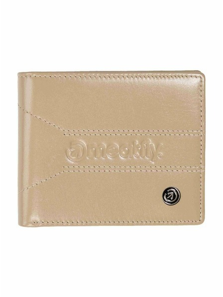 Meatfly Meatfly Ledergeldbörse Zac Premium Beige