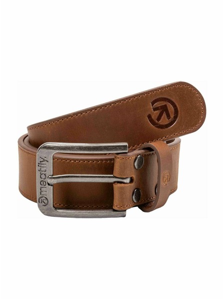 Meatfly Meatfly Ledergürtel Doppler Chestnut Brown