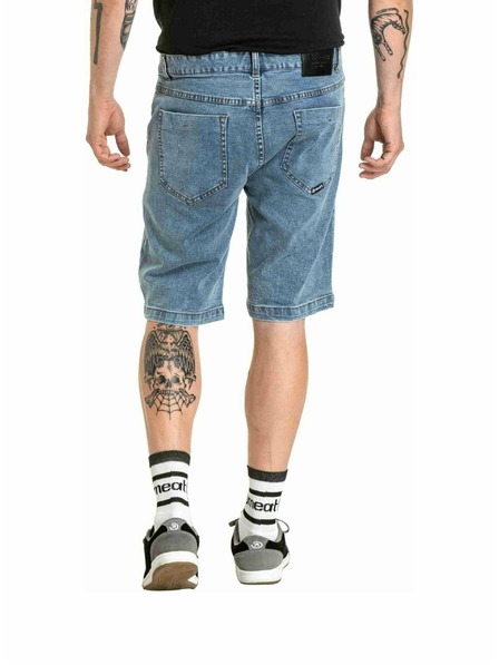 Meatfly Meatfly Herren Shorts Just 2.0 Denim Dirty Washed