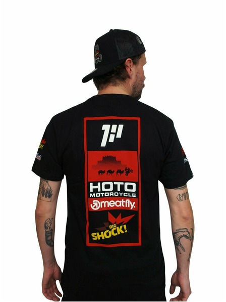 Meatfly Meatfly Herren T-Shirt Dakar Beduin Black