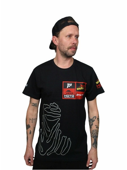 Meatfly Meatfly Herren T-Shirt Dakar Moto Black