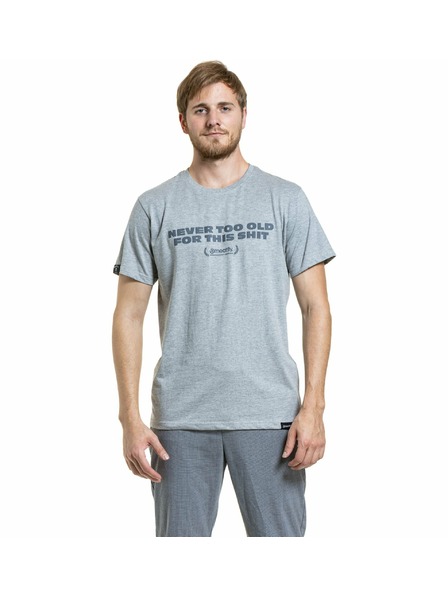 Meatfly Meatfly Herren T-Shirt Tomas Never Too Old Grey