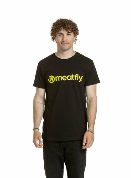 Meatfly Meatfly Herren T-Shirt Joe Black / Lime
