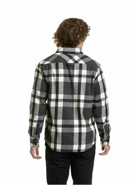 Meatfly Meatfly Herrenhemd Woody Premium Black