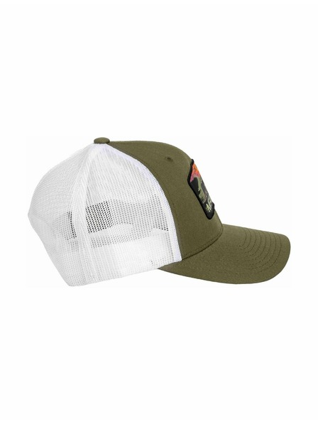 Meatfly Meatfly Kappe MF View Trucker Red Alaska / Buck / White