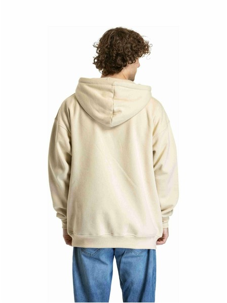 Meatfly Meatfly Unisex Sweatshirt Fry Skull Beige