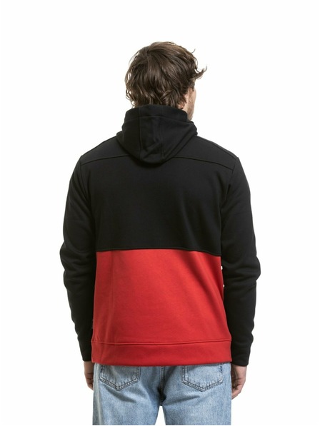 Meatfly Meatfly Herren technisches Sweatshirt Tason Red Light / Silver