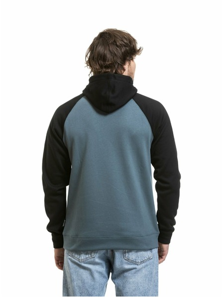 Meatfly Meatfly Herren technisches Sweatshirt Gravel Orchid / Blue Sea