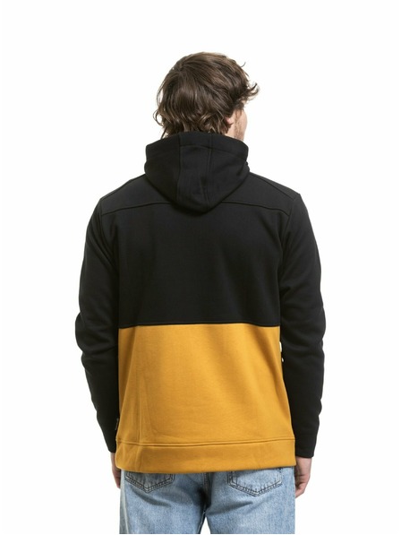 Meatfly Meatfly Herren technisches Sweatshirt Tason Black / Chai Tea