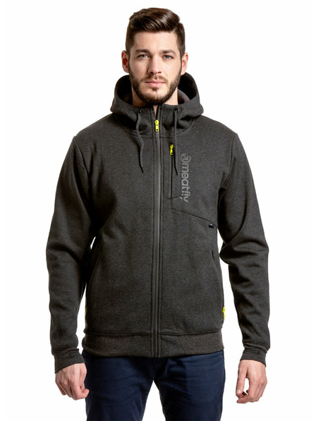 Meatfly Meatfly Herren technisches Sweatshirt Lightyear Black Heather