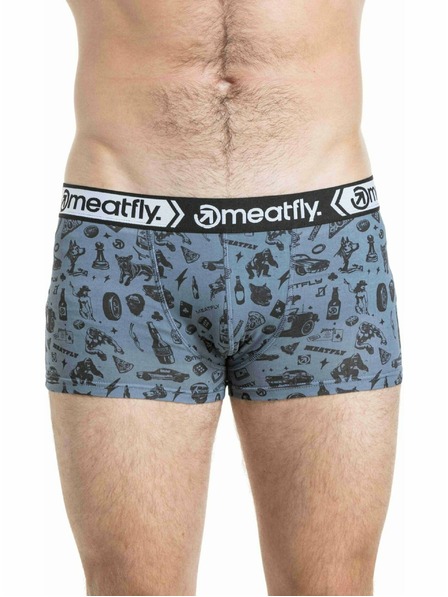 Meatfly Meatfly Herren Boxershorts Balboa Doppelpack Riot Act Seamless