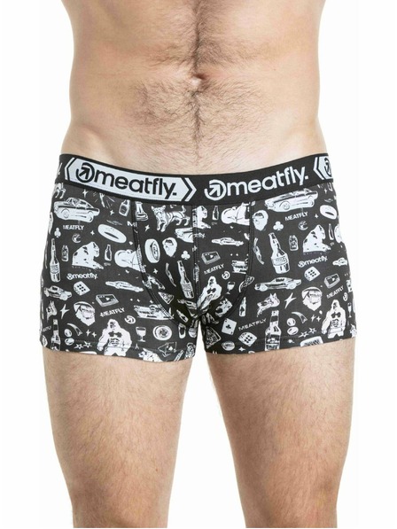 Meatfly Meatfly Herren Boxershorts Balboa Doppelpack Riot Act Seamless