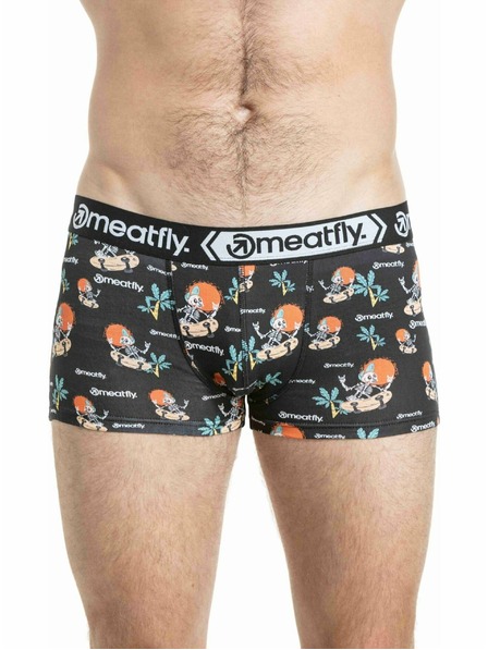 Meatfly Meatfly Herren Boxershorts Balboa Doppelpack SK8 Skeleton / Fly