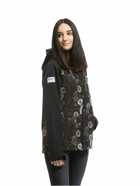 Meatfly Meatfly Damen Softshell Jacke Zaja Black / Straws