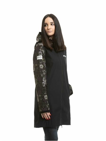 Meatfly Meatfly Damen Softshell Mantel Thea Straws / Black