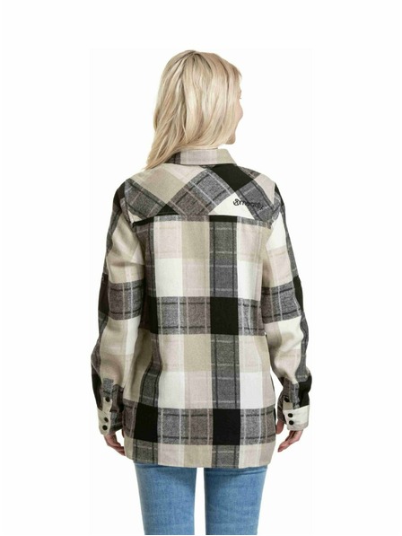 Meatfly Meatfly Damen Hemd Courtney Beige