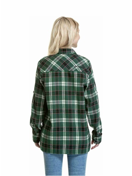 Meatfly Meatfly Damen Hemd Courtney Dark Green