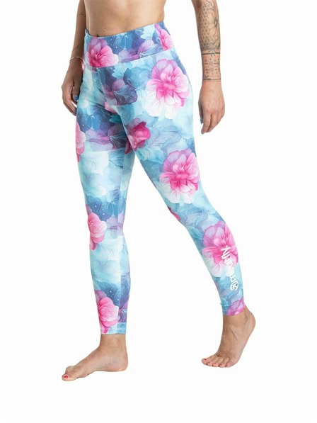 Meatfly Meatfly Damen Thermo-Leggings Jenna Pink Flowers
