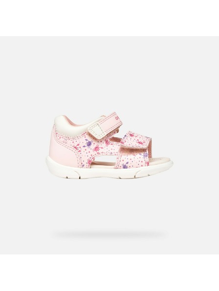 Geox Rosa Mädchen-Sandalen für die ersten Schritte Geox Sandal Zapito