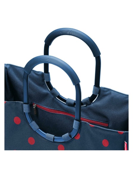Reisenthel Dunkelblau Damen Polka Dot Tasche Reisenthel Loopshopper L Frame Mixed Dots