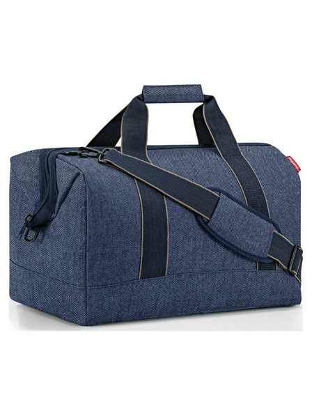 Reisenthel Dark Blue Herringbone Travel Bag Reisenthel Allrounder L
