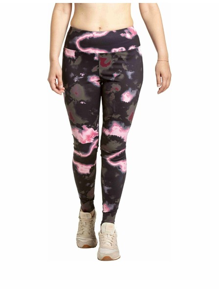 Meatfly Meatfly Damen Leggings Arabel Storm Camo Pink | Schwarz | Größe