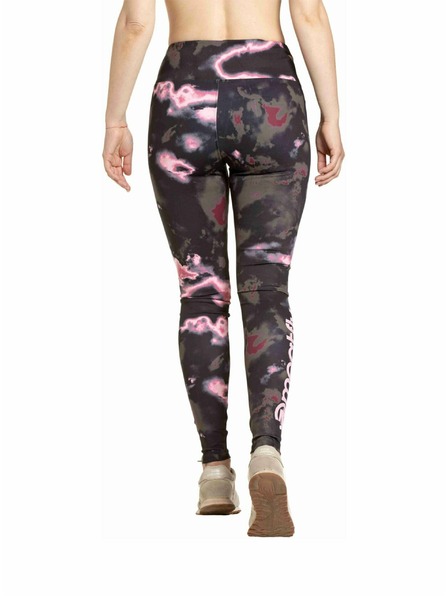 Meatfly Meatfly Damen Leggings Arabel Storm Camo Pink | Schwarz | Größe
