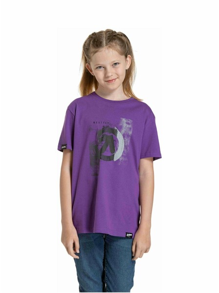 Meatfly Meatfly Kinder T-Shirt Artee Violet | Lila | Größe 134 | 100% Baumwolle