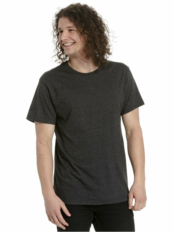 Meatfly Meatfly Herren T-Shirt Set Basic Multipack Charcoal Meliert/Olive/Navy Meliert | Grau | Größe