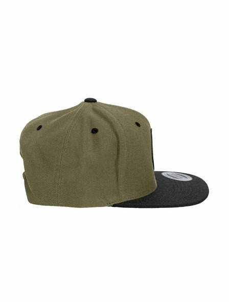 Meatfly Meatfly Kšiltovka Flanker Snapback Rot Mountain/Oliv/Schwarz