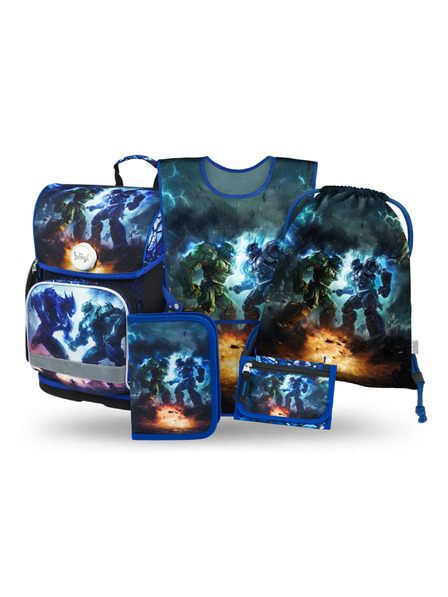 BAAGL  BAAGL SET 5 Ergo Roboter: Aktentasche, Etui, Beutel, Schürze, Geldbörse