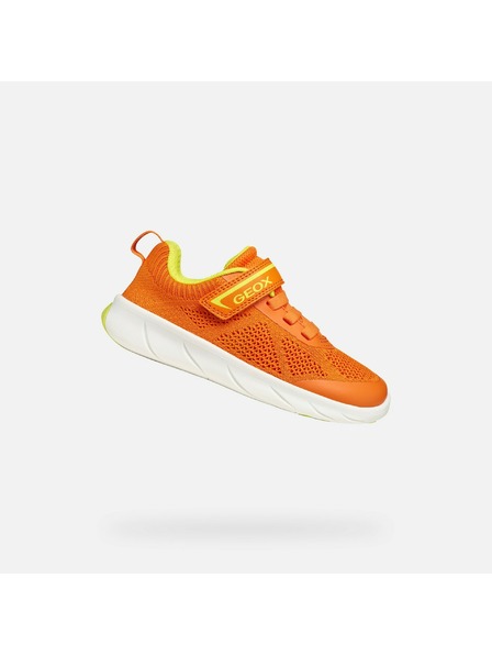 Geox Orange Jungen Barfuß-Sneaker Geox Foot-run