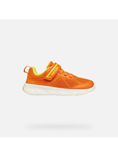 Geox Orange Jungen Barfuß-Sneaker Geox Foot-run