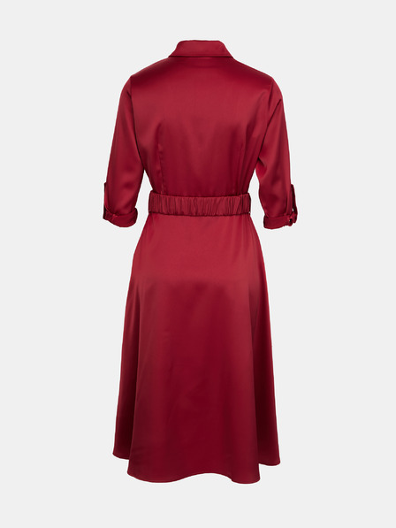 Orsay Weinrotes Damen-Hemdkleid ORSAY