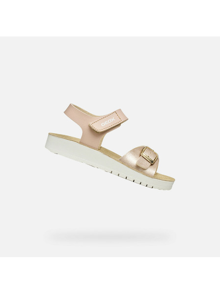 Geox Hellrosa Mädchensandalen Geox Sandal Costarei