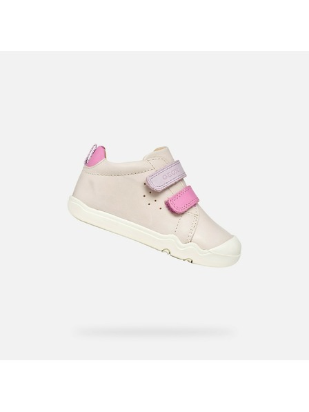 Geox Hellrosa Mädchenbarefoot-Schuhe Geox Steppieup