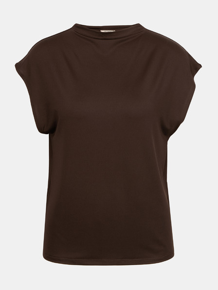 Orsay Dunkelbraunes Damen-T-Shirt mit kurzen Ärmeln ORSAY