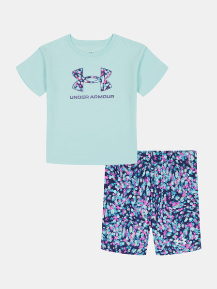 Under Armour Mädchen Set Under Armour UA PRINTED BIKE SHORT SET