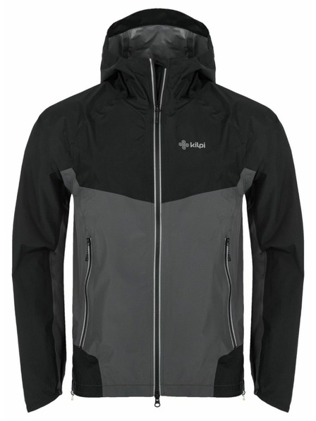 Kilpi Schwarz-graue Herren-Sportjacke Kilpi Hurricane-M