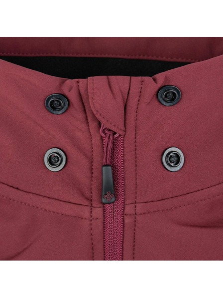 Kilpi Burgunderfarbene Damen-Softshell-Jacke Kilpi RAVIA