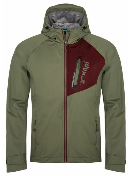 Kilpi Khakifarbene Herren-Softshell-Jacke Kilpi Beltra-M