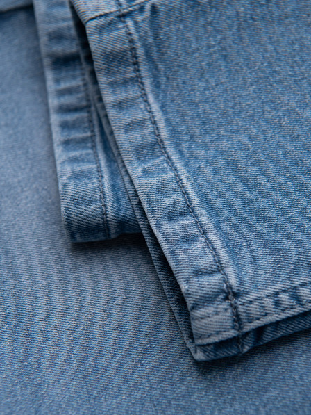 Ombre Clothing Herren-Jeans CARROT mit Verschleiß - Hellblau V1 OM-PADP-0253 Ombre Clothing