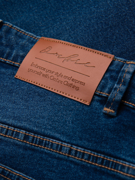 Ombre Clothing Herren-Jeans JOGGERS mit klassischem Schlitz - Blau V2 OM-PADJ-0265 Ombre Clothing