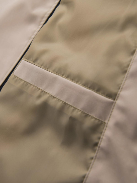 Ombre Clothing Herren-Funktionsübergangsjacke mit Kapuze - beige V3 OM-JANP-0225 Ombre Clothing